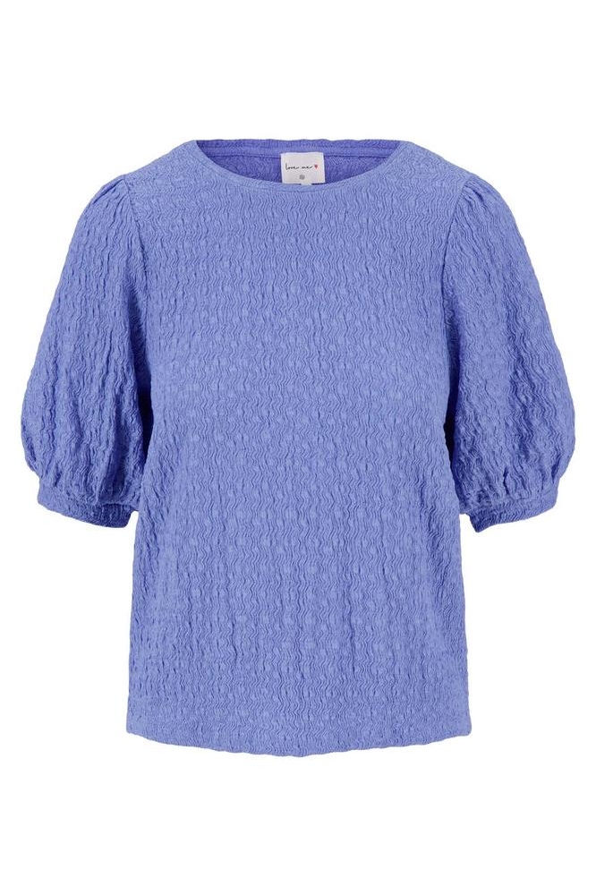POFMOUW TOP VAN CRINKLE STOF 0304 164 2015 LAVENDERBLAUW